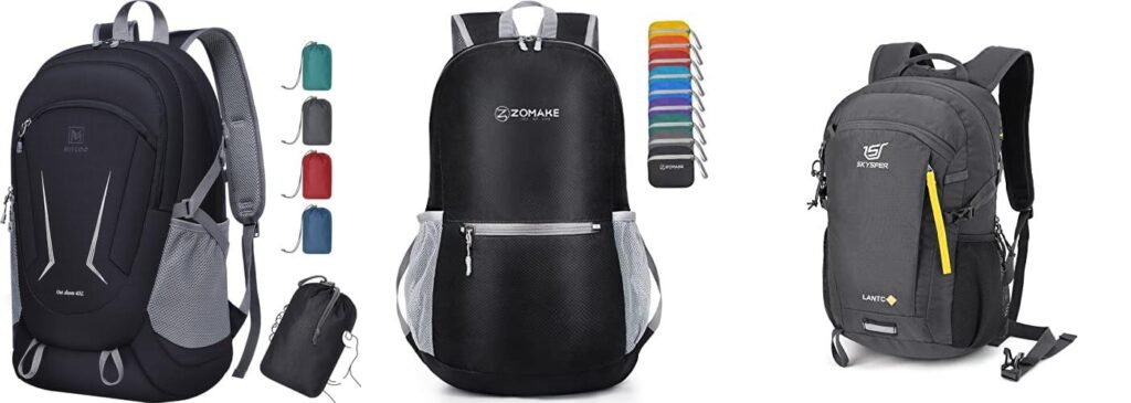 Lightweight Backpacks For Hiking combined image