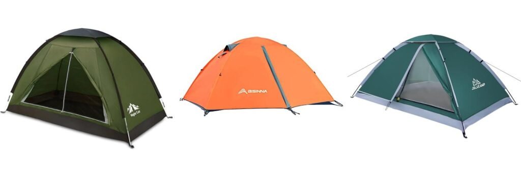 Lightweight Hiking Tent combined image