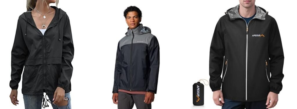 Lightweight Rain Jackets combined image