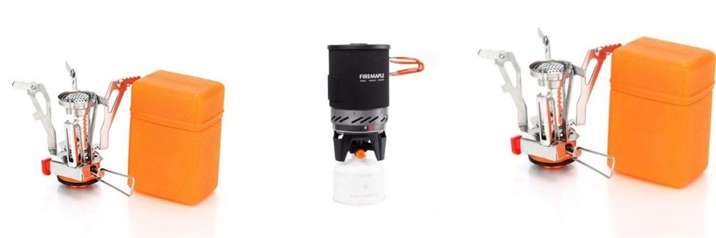 Lightweight Stove Backpacking combined image