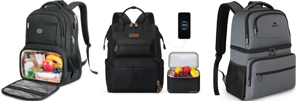 Lunch Backpack For Work combined image