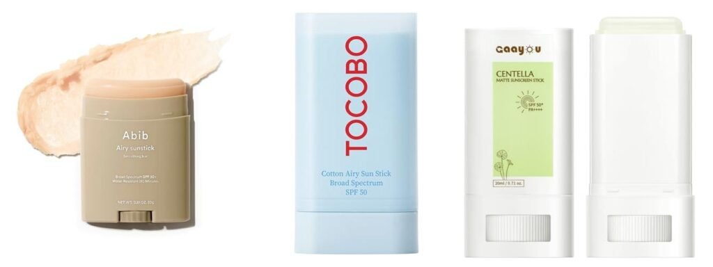 Matte Sunscreen Stick combined image