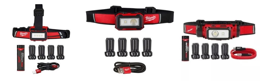 Milwaukee Headlamp combined image
