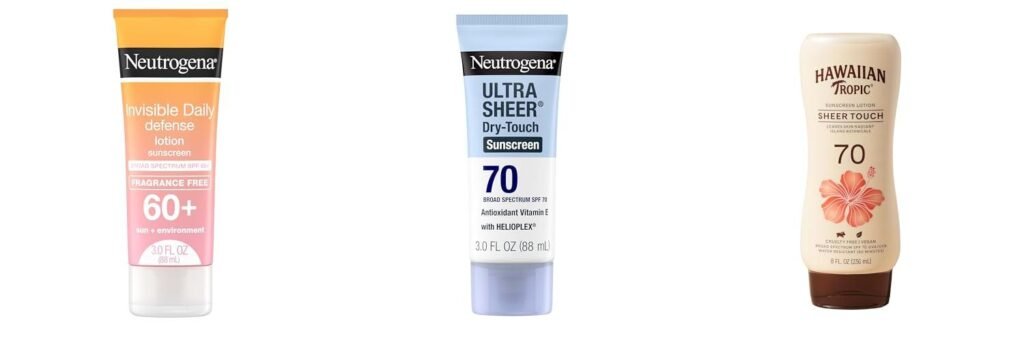 No Scent Sunscreen combined image