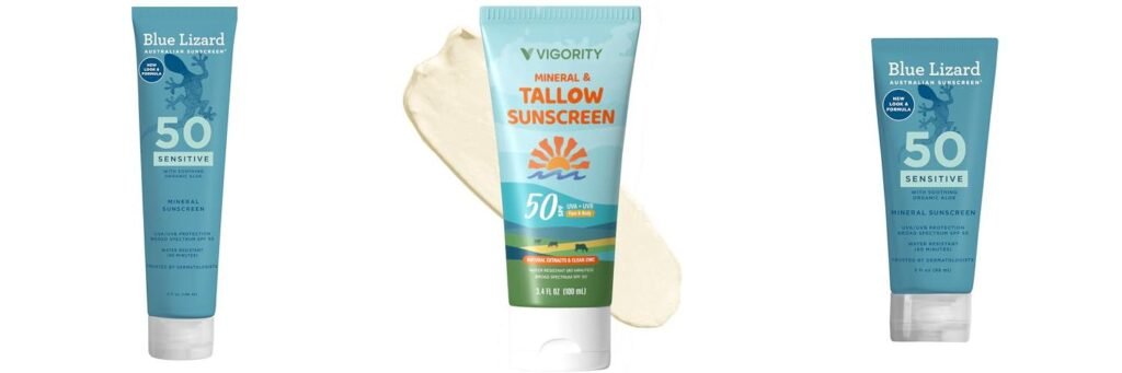 Non Chemical Sunscreen combined image