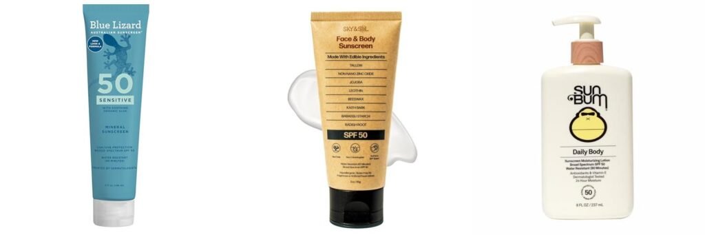 Non Toxic Body Sunscreen combined image