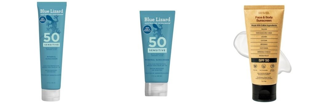 Non Toxic Sunscreen combined image