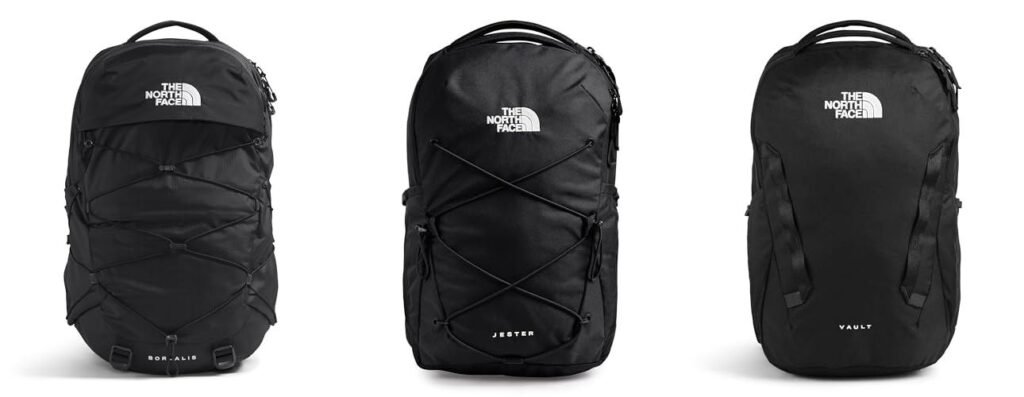 North Face Backpacks combined image