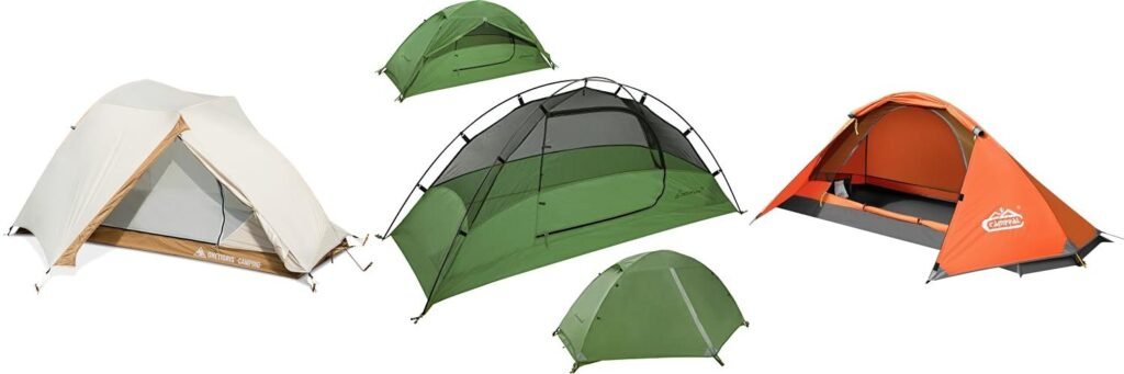 One Person Ultralight Tent combined image