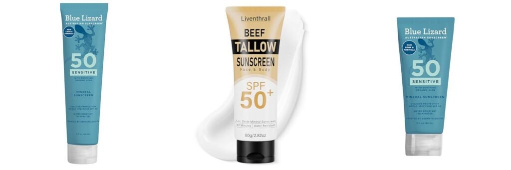 Organic Sunscreen combined image