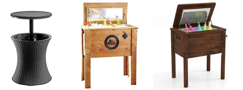Outdoor Drinks Cooler Box combined image