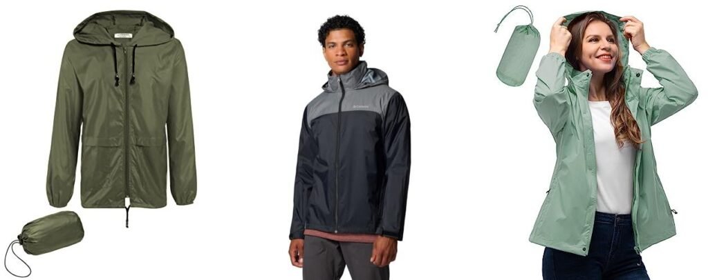 Packable Rain Jacket combined image