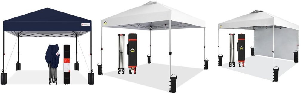 Pop Up Tent Canopy combined image