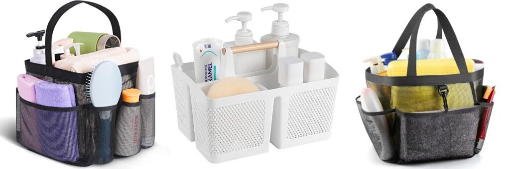 Portable Shower Caddy combined image