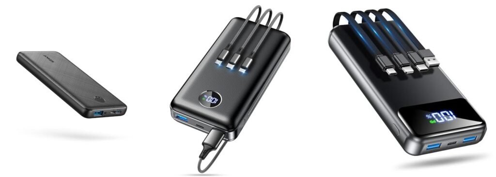 Power Banks For Backpacking combined image