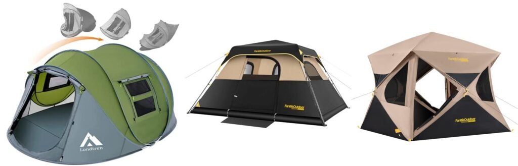 Quick Set Up Tents combined image