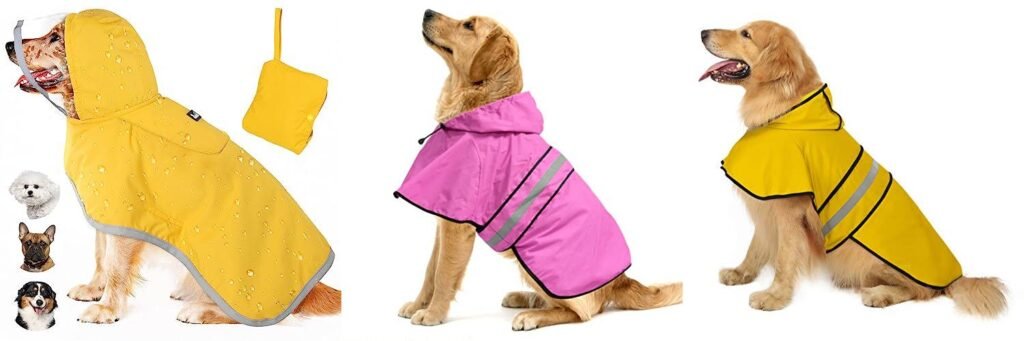 Rain Jackets For Dogs combined image