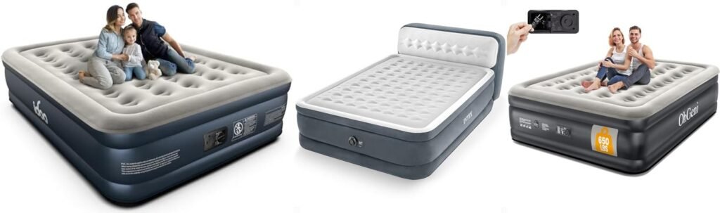 Rated Air Mattress Bed combined image