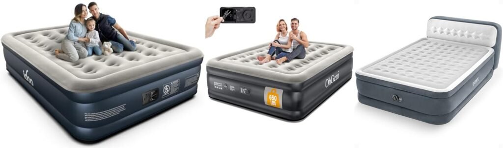 Rated Air Mattress combined image