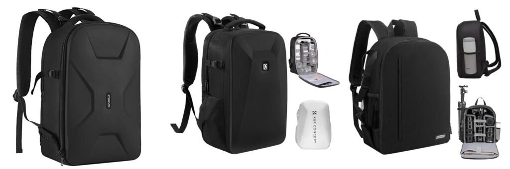 Rated Camera Backpack combined image