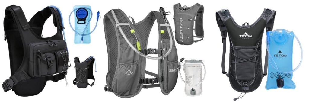 Rated Running Hydration Packs combined image