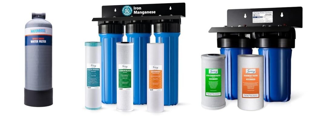 Rated Whole House Water Filter combined image