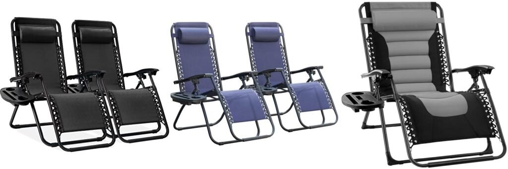 Reclining Camping Chairs combined image