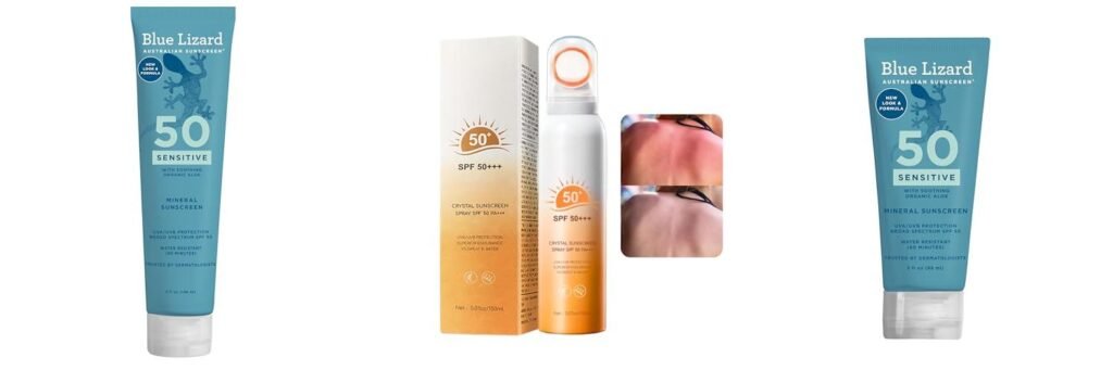 Reef Safe Sunscreens combined image