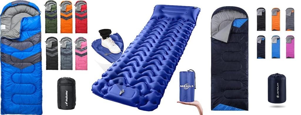 Sleeping Bag And Pad Combo combined image