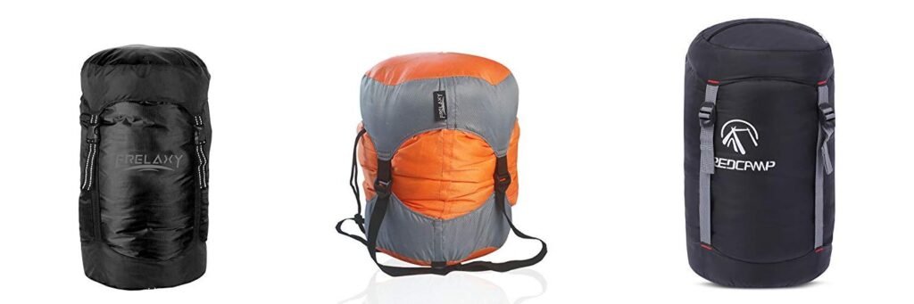 Sleeping Bag Compression Sack combined image