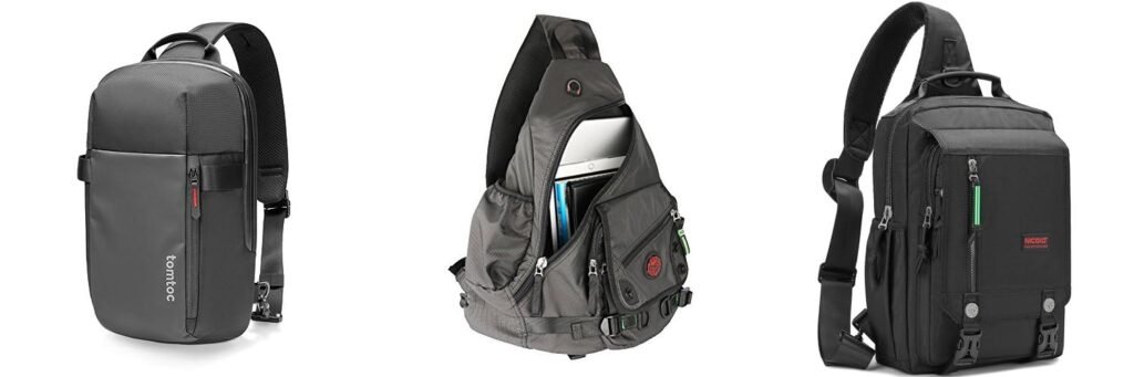 Sling Backpack For Laptop combined image