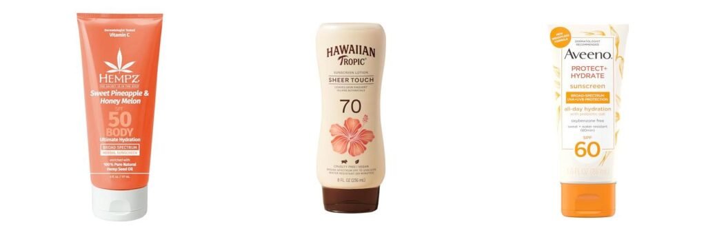 Smelling Sunscreen combined image