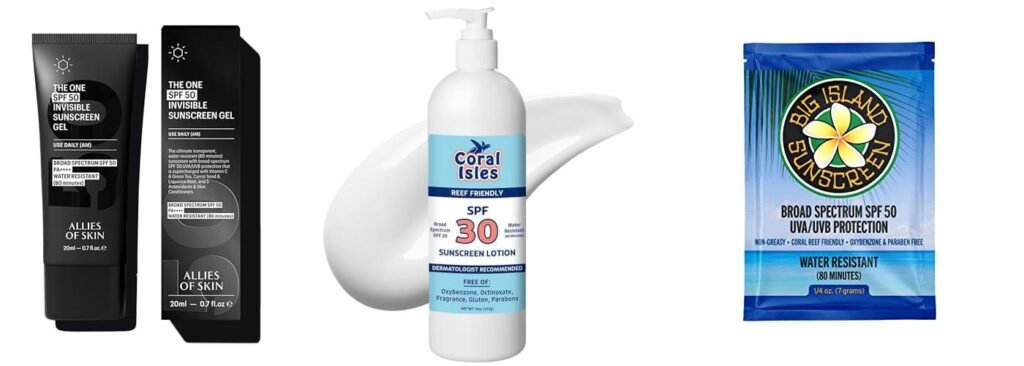 Sunscreen Environmental Working Group combined image