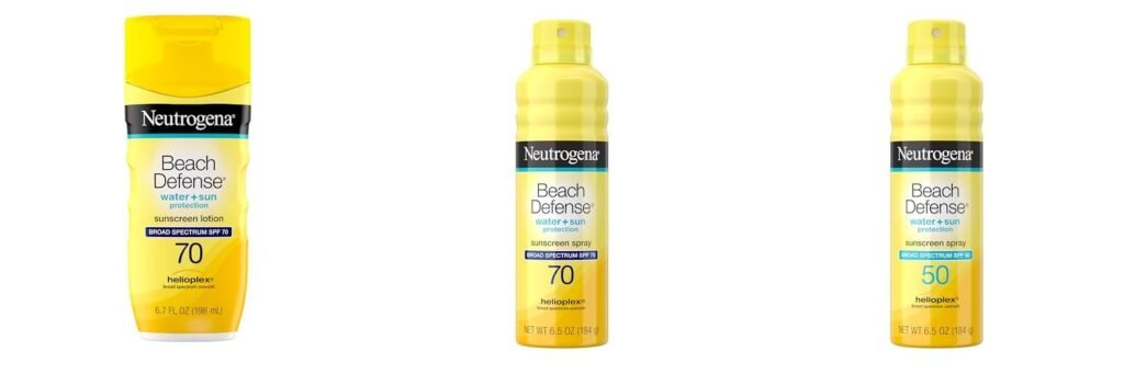 Sunscreen For Beach combined image