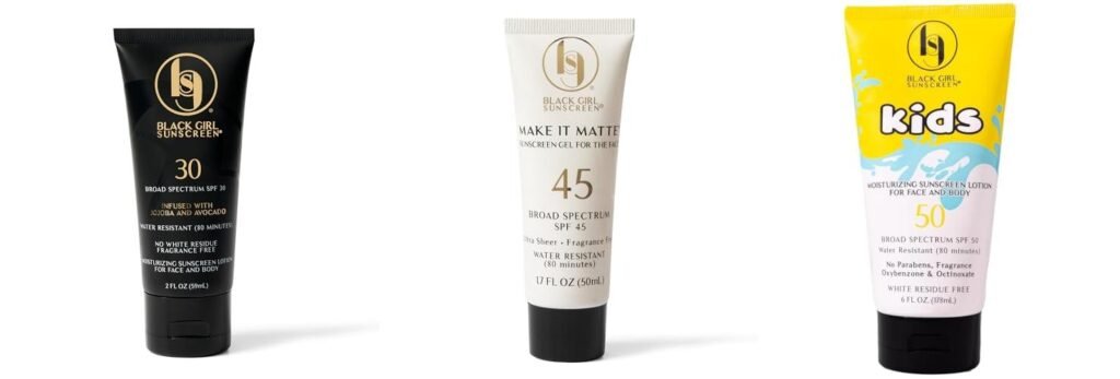Sunscreen For Black Girls combined image