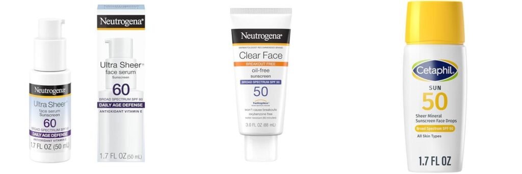 Sunscreen For Face Uk combined image