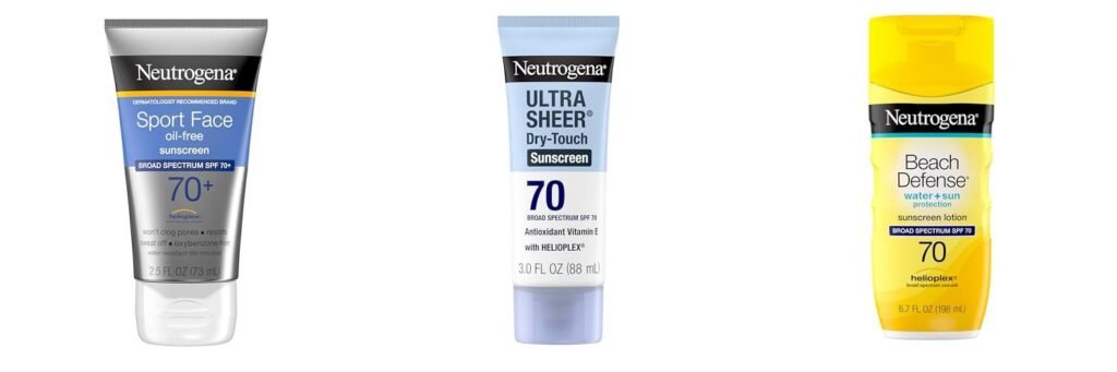 Sunscreen For Face Waterproof combined image