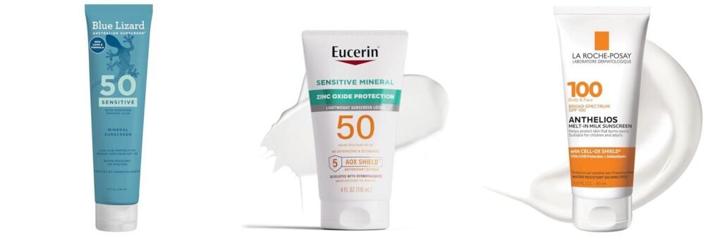 Sunscreen For Super Sensitive Skin combined image