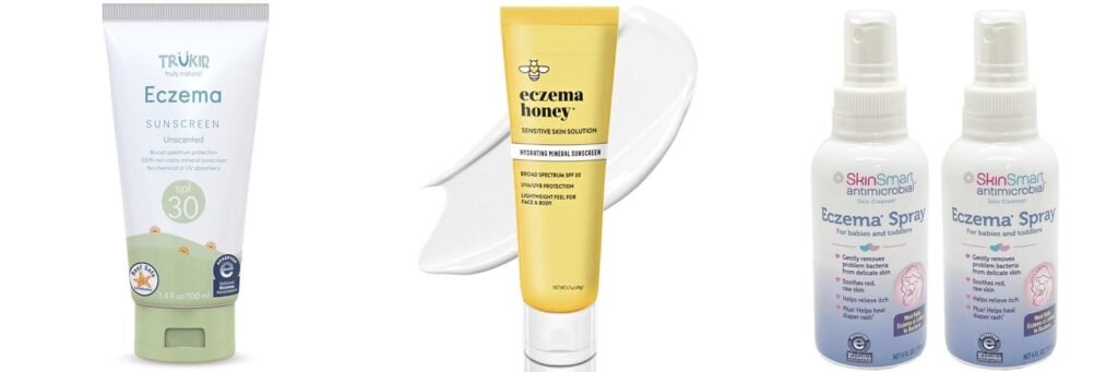 Sunscreen For Toddlers With Eczema combined image