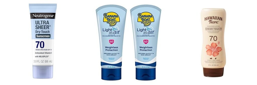 Sunscreen Non Greasy combined image