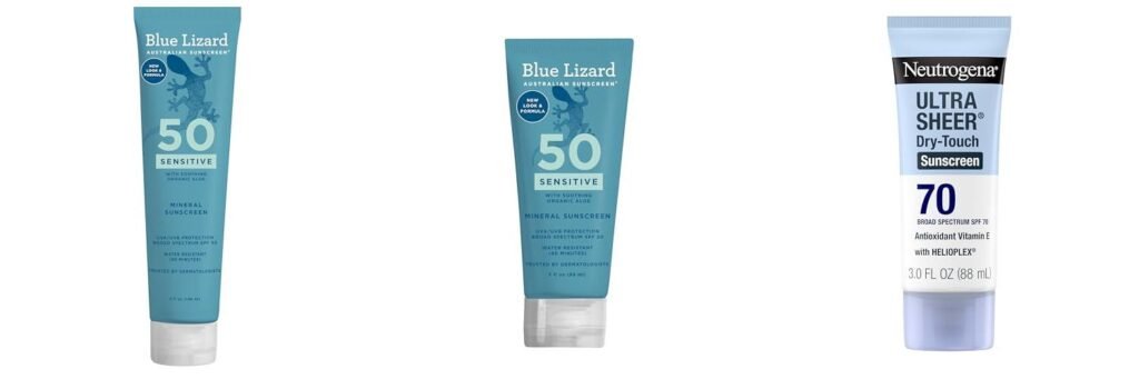 Sunscreen Sensitive Skin combined image