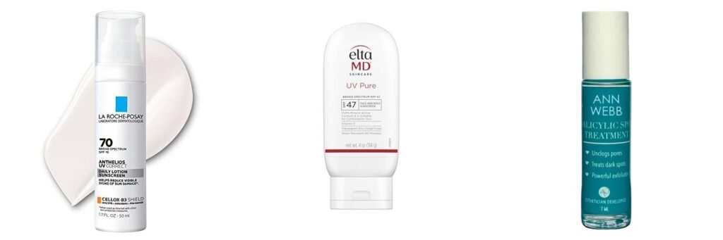 Sunscreen To Avoid Breakouts combined image