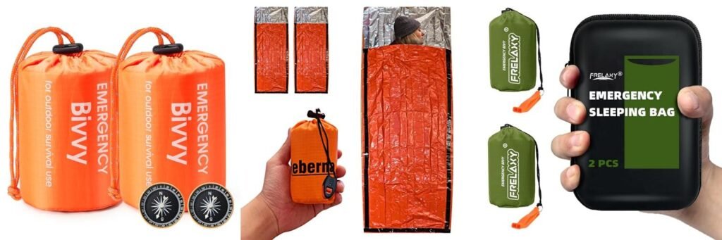 Survival Sleeping Bag combined image
