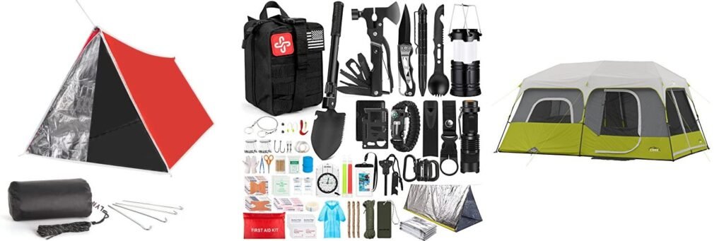 Survival Tent For Family combined image