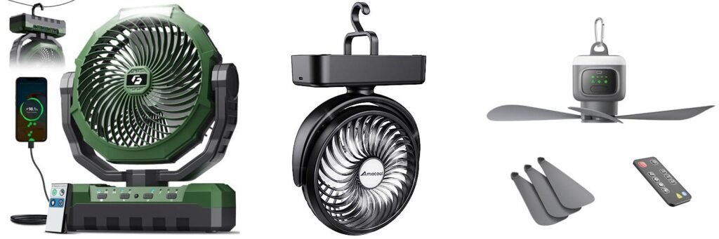 Tent Fan combined image