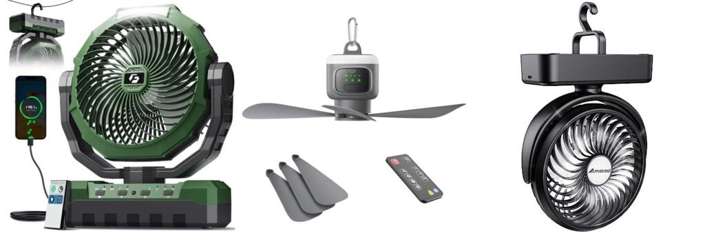 Tent Fans combined image