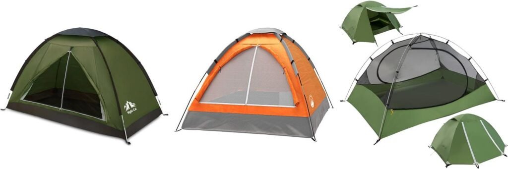 Tent For Backpacking Lightweight combined image