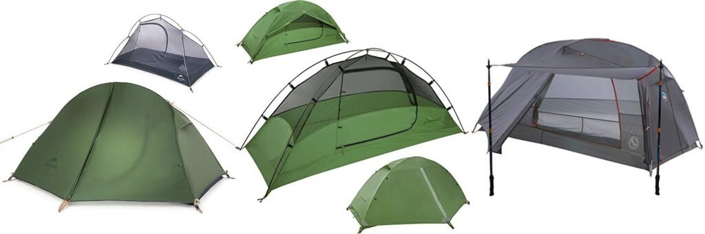 Tent For Bikepacking combined image