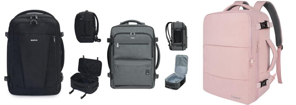 Travel Backpack 18X14X8 combined image