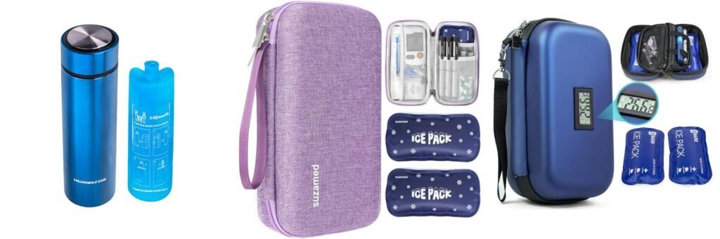 Travel Cooler For Medication combined image